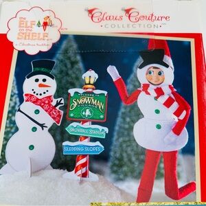 Elf on the Shelf Claus Couture Collection Snowman Celebration Dress-up Set NWT